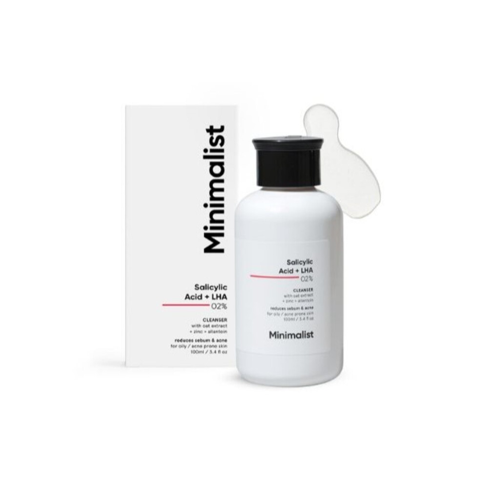 Minimalist 2% Salicylic Acid Face Wash for Oily Acne Prone Skin Anti Acne 3.4oz